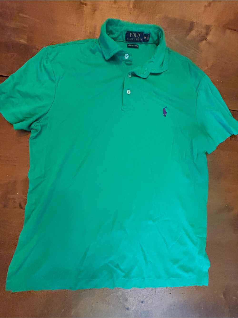Polo Ralph Lauren Pima Soft Touch Polo Shirt Green/Blue